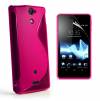 Sony Xperia V Θήκη Σιλικόνης TPU Gel - Λαμπερό Ροζ Sony Xperia V Θήκη Σιλικόνης TPU Gel - Λαμπερό Ροζ
